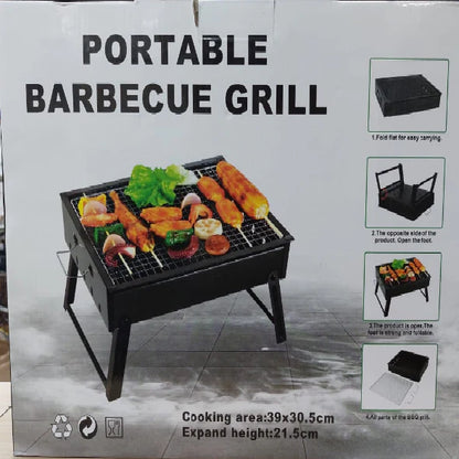 Portable & Foldable BBQ Grill Space Saver