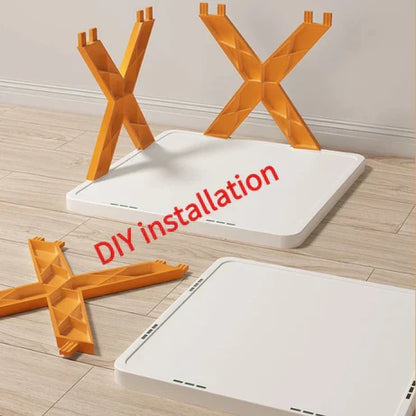 Multilayer Folding Shoe Rack Organizer with X Shape For Home